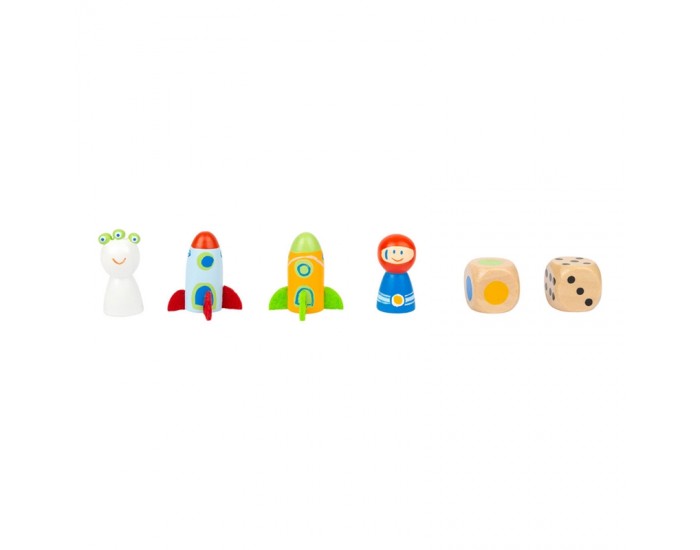 Small Foot Игра Не се сърди, човече - Космос, дървено Small Foot Игра Не се сърди, човече - Космос, дървено