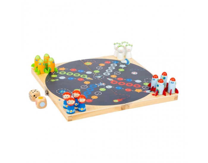Small Foot Игра Не се сърди, човече - Космос, дървено Small Foot Игра Не се сърди, човече - Космос, дървено