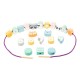 Small Foot Игра за нанизване Животни и числа, в пастелни цветове, 22 части Small Foot Игра за нанизване Животни и числа, в пастелни цветове, 22 части