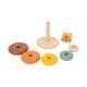 Small Foot Кула Тигър, с форми за нанизване, дървени Small Foot Кула Тигър, с форми за нанизване, дървени