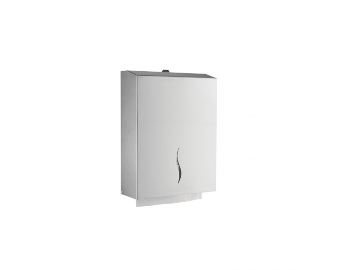 Dayco Диспенсър за кърпи за ръце с V-сгъвка, 27 х 12 х 21 cm, инокс Dayco Диспенсър за кърпи за ръце с V-сгъвка, 27 х 12 х 21 cm, инокс