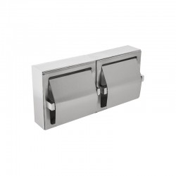Dayco Диспенсър за тоалетна хартия, стенен, двоен, 32 х 6 х 16 cm - Dayco