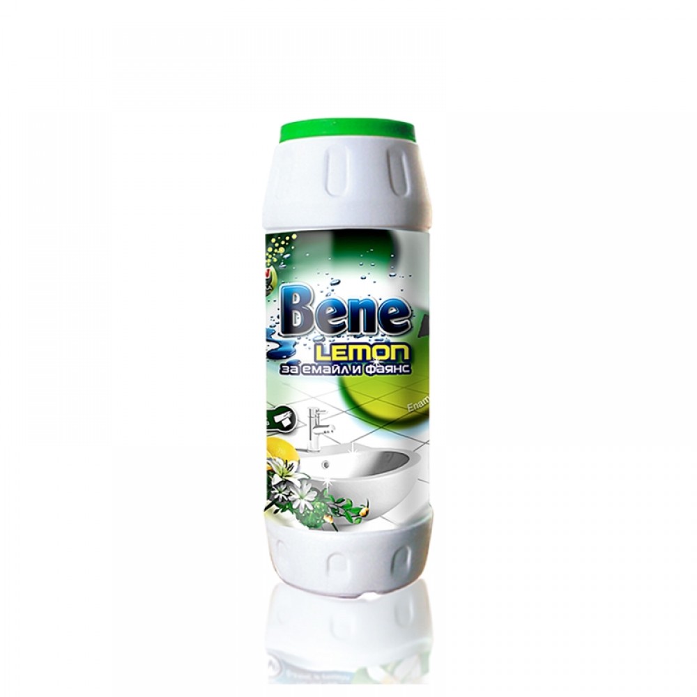 Bene Препарат за почистване на фаянс, абразив, лимон, 500 g