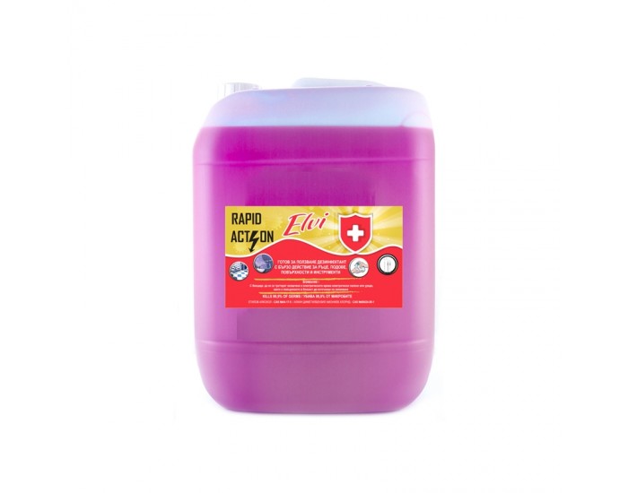 Elvi Дезинфектант Rapid Action 3 в 1, 4 L Elvi Дезинфектант Rapid Action 3 в 1, 4 L