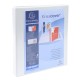 Exacompta Папка Kreacover, А4, с 2 ринга, 3 джоба, 38 mm, бяла Exacompta Папка Kreacover, А4, с 2 ринга, 3 джоба, 38 mm, бяла