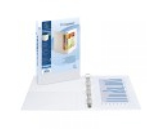 Exacompta Папка Kreacover, А4, с 4 ринга, 3 джоба, PP, 47 mm, бяла Exacompta Папка Kreacover, А4, с 4 ринга, 3 джоба, PP, 47 mm, бяла