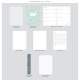 Filofax Органайзер Botanical, A5, син Filofax Органайзер Botanical, A5, син