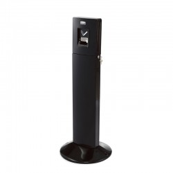 Rubbermaid Пепелник Metropolitan, черен - RUBBERMAID