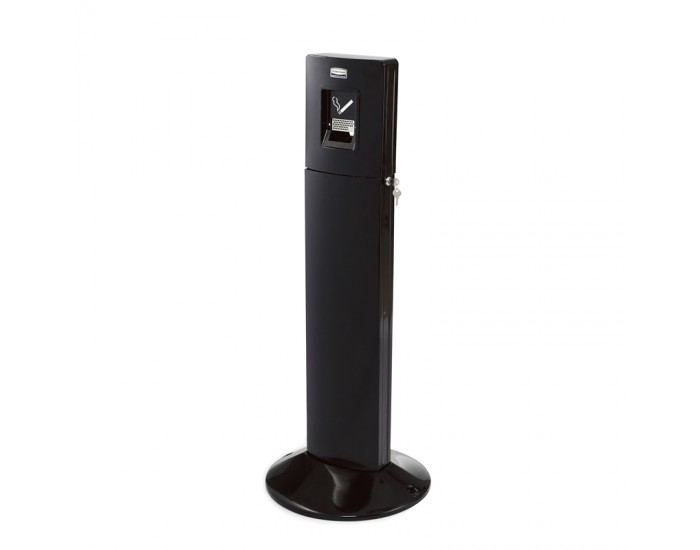 Rubbermaid Пепелник Metropolitan, черен Rubbermaid Пепелник Metropolitan, черен
