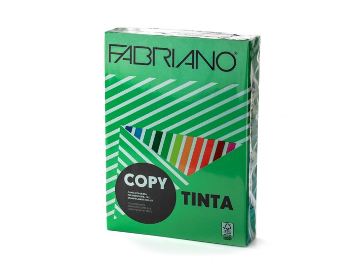 Fabriano Копирен картон, A4, 160 g/m2, зелен, 250 листа Fabriano Копирен картон, A4, 160 g/m2, зелен, 250 листа