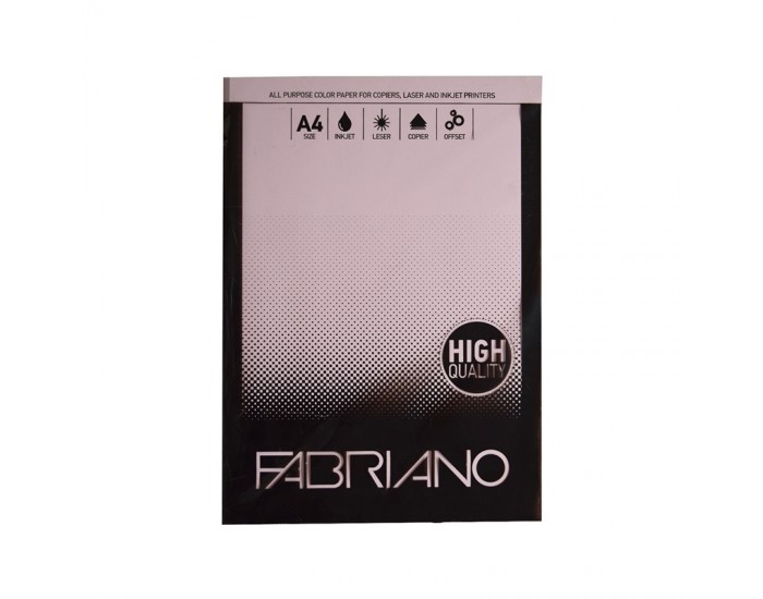 Fabriano Копирен картон, A4, 160 g/m2, светлорозов, 250 листа