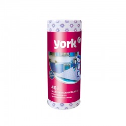 York Домакинска кърпа, на ролка, 40 къса - Почистващи продукти, Кошове за смет и консумативи