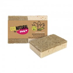 York Домакинска гъба Eco Natural, без канал, 2 броя - Почистване и Дезинфекция