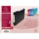 Exacompta Бокс с копче, A4, PP, 4 cm, хоризонтален и вертикален, черен