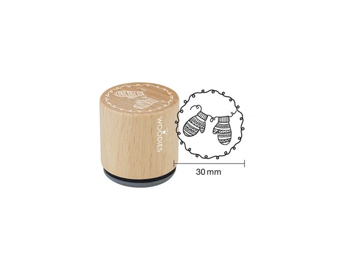 Colop Дисплей Woodies с печати Коледа, 25 броя, с включени 5 тампона, асорти