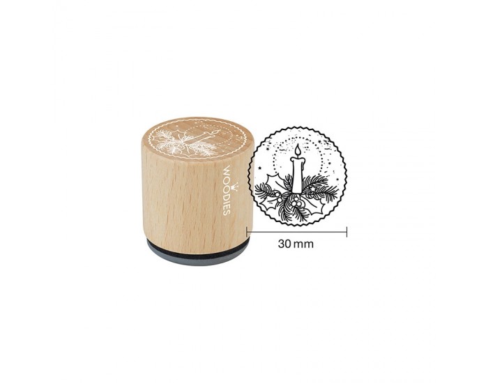 Colop Дисплей Woodies с печати Коледа, 25 броя, с включени 5 тампона, асорти