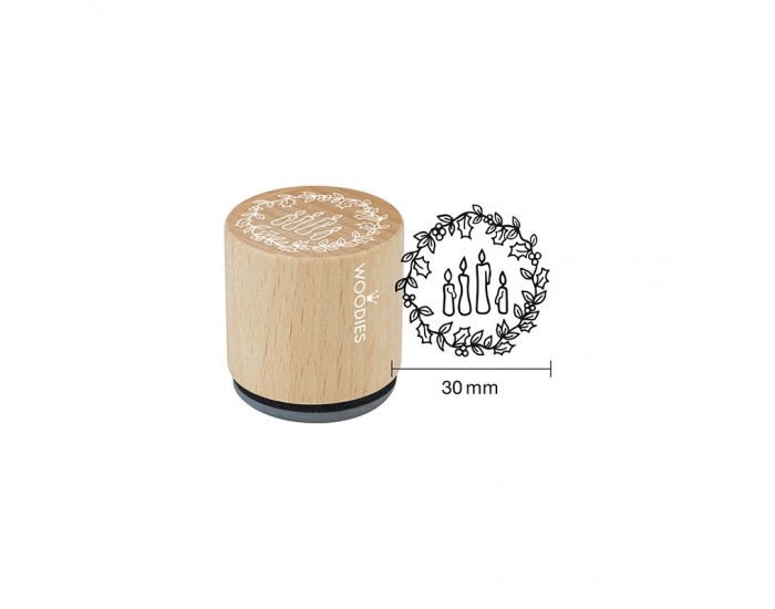 Colop Дисплей Woodies с печати Коледа, 25 броя, с включени 5 тампона, асорти