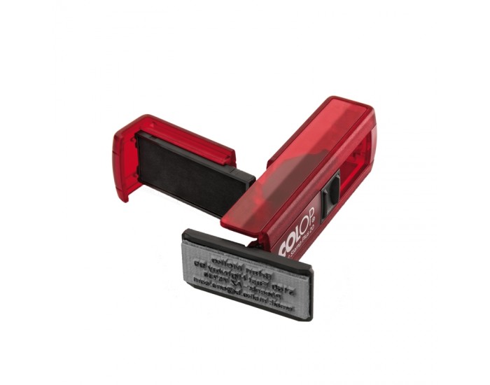 Colop Печат Pocket Stamp Plus 20, джобен, 14 x 38 mm, рубиненочервен Colop Печат Pocket Stamp Plus 20, джобен, 14 x 38 mm, рубиненочервен