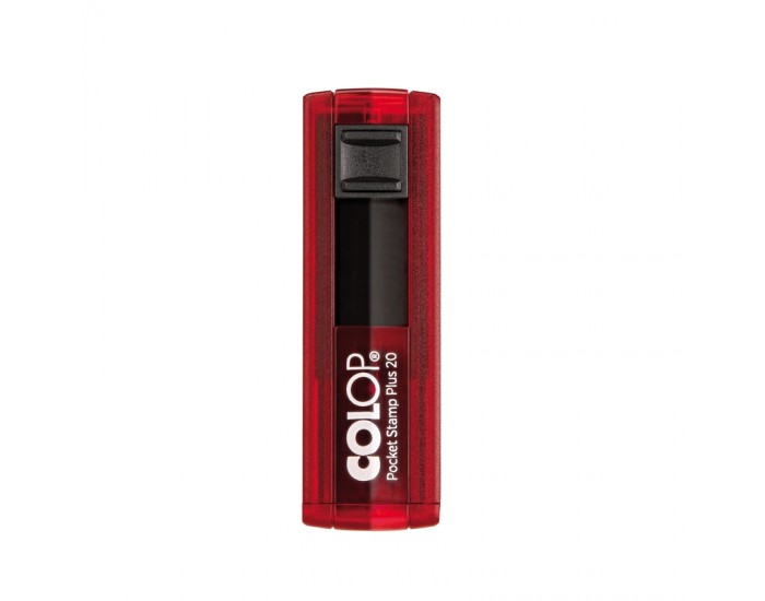 Colop Печат Pocket Stamp Plus 20, джобен, 14 x 38 mm, рубиненочервен Colop Печат Pocket Stamp Plus 20, джобен, 14 x 38 mm, рубиненочервен