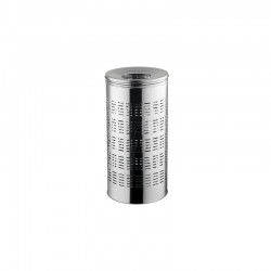 Dayco Кош за отпадъци, перфориран, с пепелник, ø30 х 65 cm, 35 L, инокс - Dayco