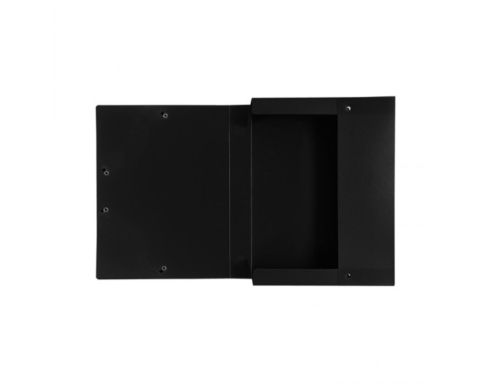 Exacompta Бокс с ластик, A4, PP, 4 cm, черен Exacompta Бокс с ластик, A4, PP, 4 cm, черен