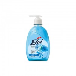 Elvi Течен сапун, с помпа, синьо небе, 400 ml, син - Почистващи препарати