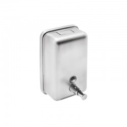 Dayco Диспенсър за течен сапун, вертикален, 13 х 7 х 22 cm, 1 L, инокс - Dayco