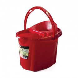 Planet Кофа, пластмасова, овална, с изстисквач, 12 L, червена - Planet