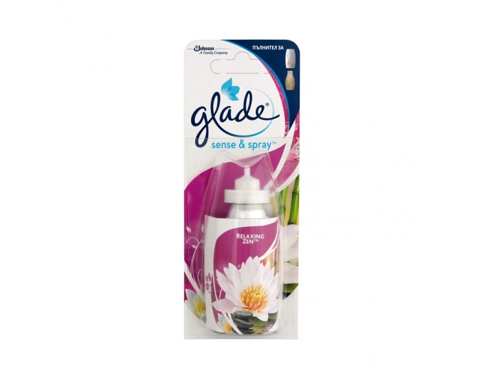 Glade Пълнител за ароматизатор Sense & Spray, релаксиращ зен, 18 ml Glade Пълнител за ароматизатор Sense & Spray, релаксиращ зен, 18 ml