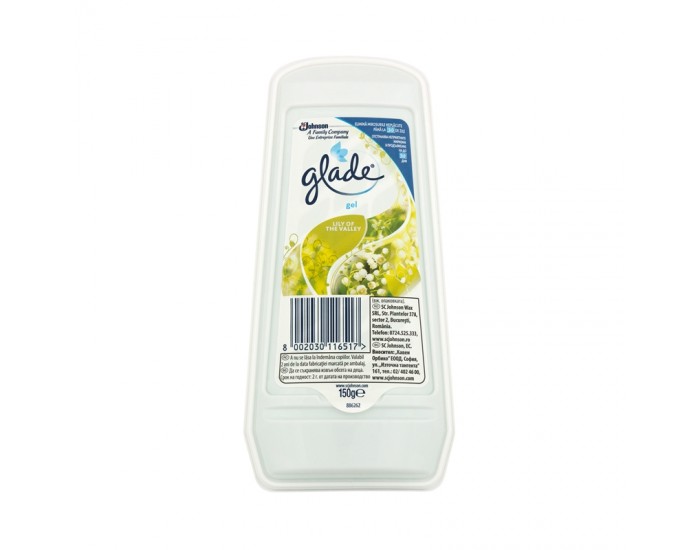 Glade Ароматизатор, гел, момина сълза, 150 g Glade Ароматизатор, гел, момина сълза, 150 g
