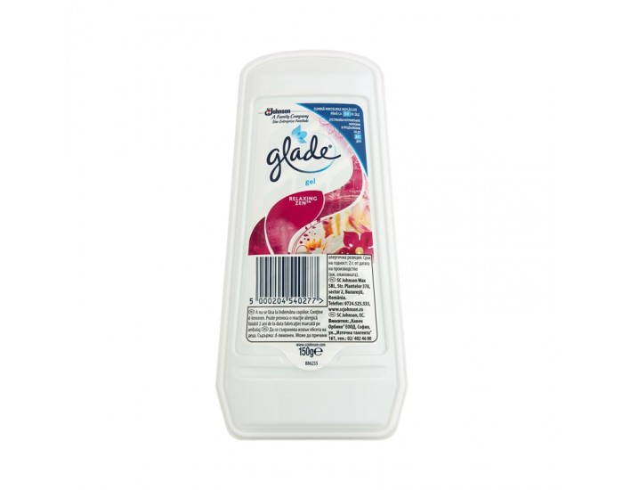 Glade Ароматизатор, гел, релаксиращ зен, 150 g Glade Ароматизатор, гел, релаксиращ зен, 150 g