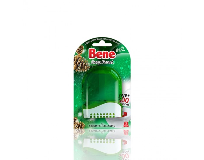 Bene Ароматизатор за тоалетна Deep Forest, течен, 50 ml, тъмнозелен Bene Ароматизатор за тоалетна Deep Forest, течен, 50 ml, тъмнозелен