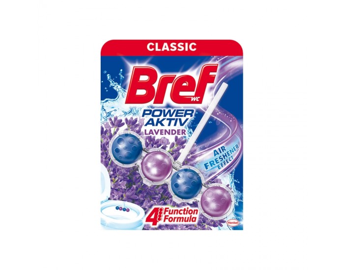 Bref Ароматизатор за тоалетна Power Aktiv, лавандула, 50 g Bref Ароматизатор за тоалетна Power Aktiv, лавандула, 50 g