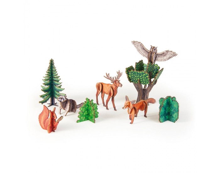 Gespaensterwald 3D пъзел Горски животни Gespaensterwald 3D пъзел Горски животни