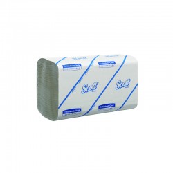 Kimberly-Clark Кърпи за ръце Scott Control 6689, V-сгъвка, еднопластови, 304 къса, 21.2 х 20 cm, 15 броя - Kimberly-Clark