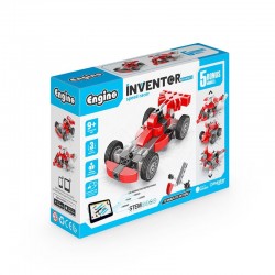 Engino Конструктор Inventor Mechanics - Състезателна кола, 5 в 1 - Engino