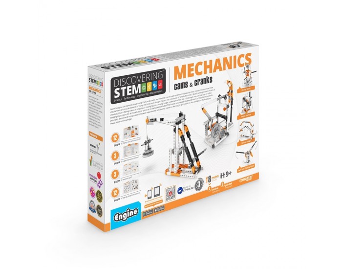 Engino Конструктор STEM Mechanics - Манивели и зъбци Engino Конструктор STEM Mechanics - Манивели и зъбци