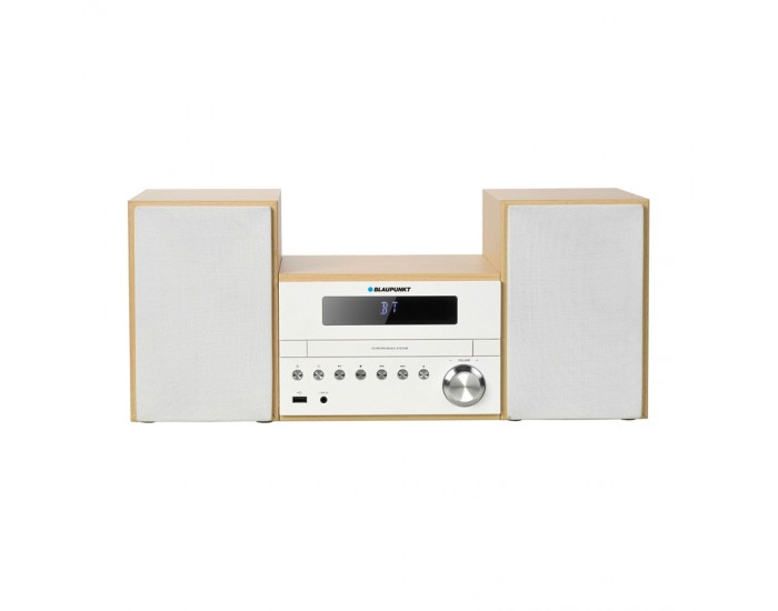 Blaupunkt Аудио система MS45BT, с Bluetooth, CD/MP3/USB/AUX, с часовник, 300 W