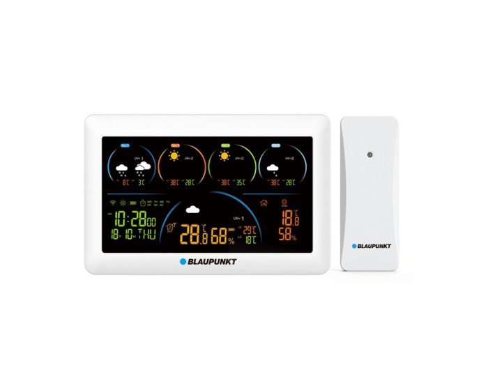 Blaupunkt Метеостанция WS50WH APP, с 1 сензор Blaupunkt Метеостанция WS50WH APP, с 1 сензор