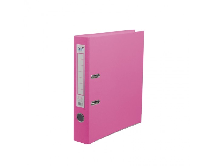 Colori Класьор, 5 cm, PP, с метален кант, розов Colori Класьор, 5 cm, PP, с метален кант, розов