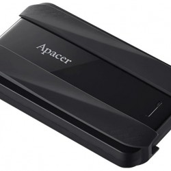 Твърд диск Apacer AC533, 2TB 2.5" SATA HDD USB 3.2 Portable Hard Drive Plastic / Rubber Jet black - Офис техника