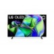 Телевизор LG OLED42C32LA, 42" UHD OLED evo, 4K (3840 x 2160), DVB-C/T2/S2, Full Cinema Screnn, Alpha 9, 120Hz, ThinQ AI, HDR10, VRR, NVIDIA G-SYNC, AMD FreeSync, Dolby Vision, Dolby Atmos, Wi-Fi, BT, HDMI, USB, Multi View, Meteor Titan Телевизор LG OLED42C32LA, 42" UHD OLED evo, 4K (3840 x 2160), DVB-C/T2/S2, Full Cinema Screnn, Alpha 9, 120Hz, ThinQ AI, HDR10, VRR, NVIDIA G-SYNC, AMD FreeSync, Dolby Vision, Dolby Atmos, Wi-Fi, BT, HDMI, USB, Multi View, Meteor Titan