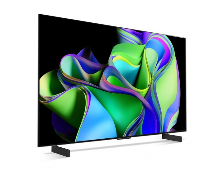 Телевизор LG OLED42C32LA, 42" UHD OLED evo, 4K (3840 x 2160), DVB-C/T2/S2, Full Cinema Screnn, Alpha 9, 120Hz, ThinQ AI, HDR10, VRR, NVIDIA G-SYNC, AMD FreeSync, Dolby Vision, Dolby Atmos, Wi-Fi, BT, HDMI, USB, Multi View, Meteor Titan Телевизор LG OLED42C32LA, 42" UHD OLED evo, 4K (3840 x 2160), DVB-C/T2/S2, Full Cinema Screnn, Alpha 9, 120Hz, ThinQ AI, HDR10, VRR, NVIDIA G-SYNC, AMD FreeSync, Dolby Vision, Dolby Atmos, Wi-Fi, BT, HDMI, USB, Multi View, Meteor Titan