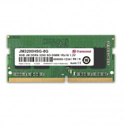 Памет Transcend 8GB JM DDR4 3200 SO-DIMM 1Rx16 1Gx16 CL22 1.2V - Офис техника