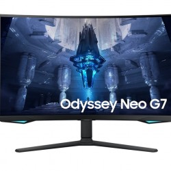 Монитор Samsung LS32BG750NP 32" Odyssey Neo G7,Curved VA, 165 Hz, 1 ms, 3840x2160, DP, 2xHDMI, USB Hub, Black - Офис