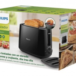 PHILIPS Daily Collection Toaster 8 settings Integrated bun warming rack Compact design - Малки домакински уреди