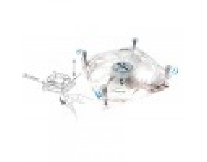 Oхладител за кутия Zalman ZM-F2 LED SF 92 мм - син