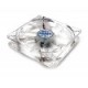 Oхладител за кутия Zalman ZM-F2 LED SF 92 мм - син