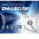 Oхладител за кутия Zalman ZM-F2 LED SF 92 мм - син