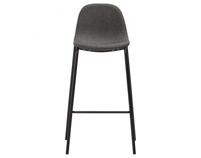 Sonata H Бар табуретки, 2 бр, тъмносиви, текстил Sonata H Бар табуретки, 2 бр, тъмносиви, текстил